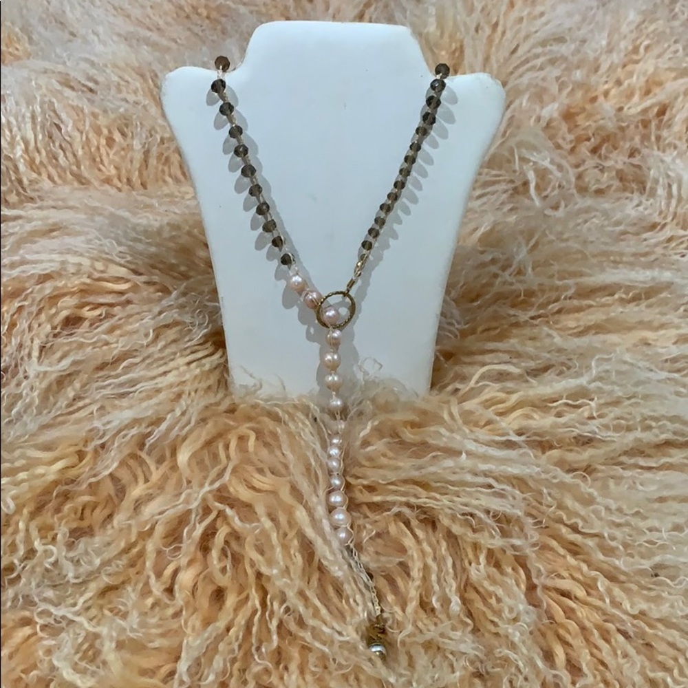 Pink Pearl Handmade Necklace
